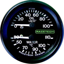 Manomètre combiné RACETECH...