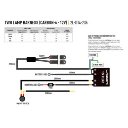 Kit connexion LAZER LAMPS 2...