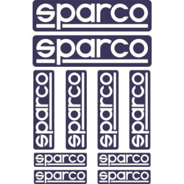 Kit de 10 Stickers logo SPARCO