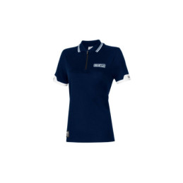 Polo Col Zippé SPARCO Femme...