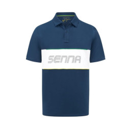 Polo AYRTON SENNA race bleu...