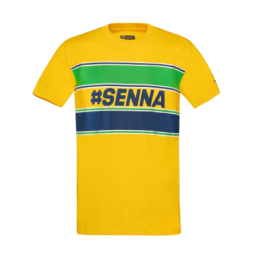 T-Shirt Ayrton Senna Jaune...
