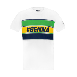 T-Shirt Ayrton Senna Blanc...