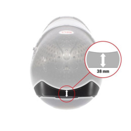 Spoiler arrière pour casque...